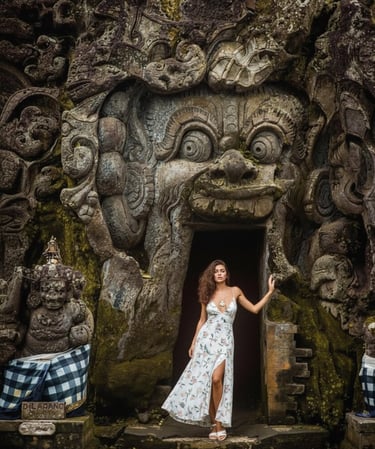 One of Bali hidden ancient temple