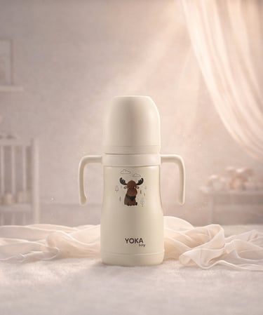 YOKA Baby 316 Stainless Steel Insulated Baby Bottle