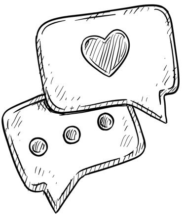 ilustración conversación planificación viaje