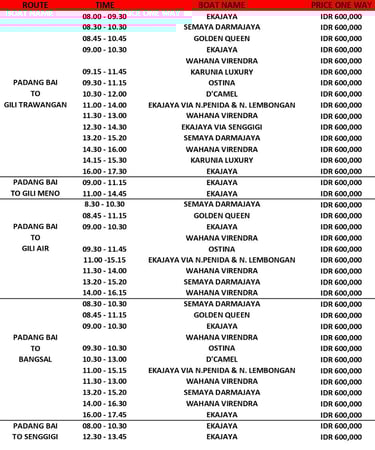 new schedule sept