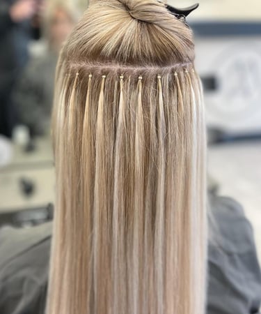 Hair lab UK training course for nano, micro & Celebrity weft