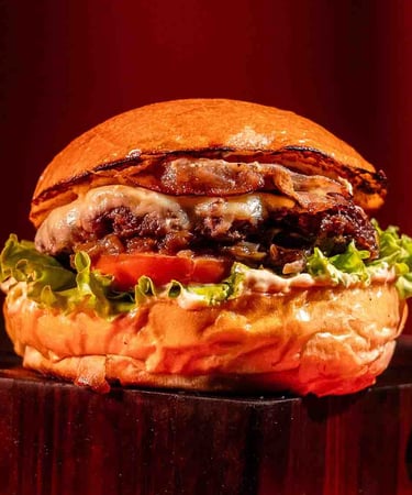 Hamburguesa La Mentirosa en Rustic la Tebaida Quindío