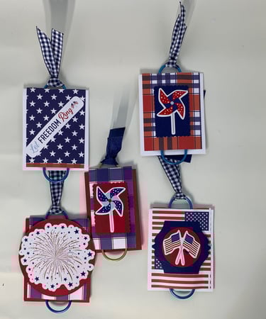 4th of July large paper clips