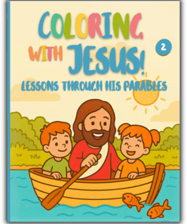 coloring with jesus volumen 2 book cover shadow