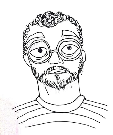 a man with glasses and a beard - Eliel Moura