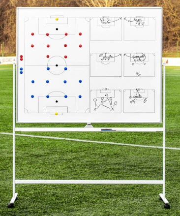 Pizarrón VISION de futbol para coaching deportivo