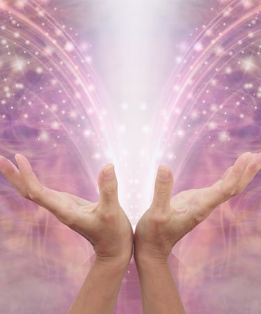 Light projecting from hands