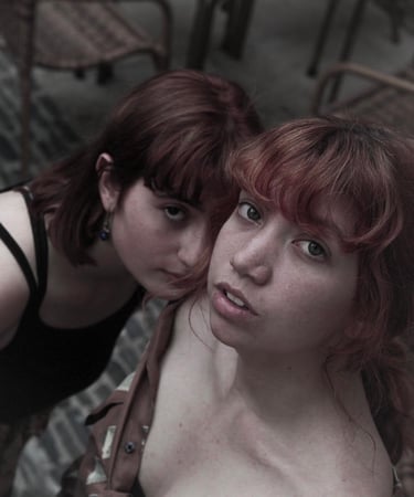 two women standing next to each other