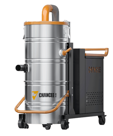 endüstriyel vakum makinesi, ağır iş temizliği için paslanmaz çelik tambur