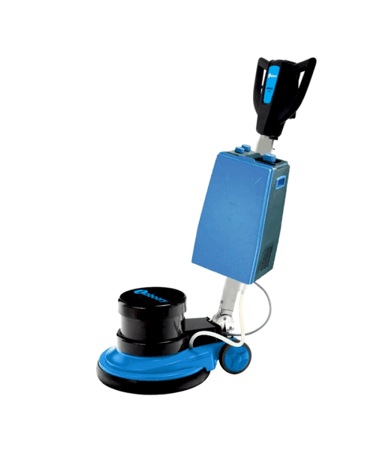 Endüstriyel temizlik için profesyonel elektrikli zemin temizleme ve parlatma makinesi.