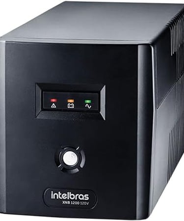 Nobreak Interactive XNB 1200VA/120V Preto Intelbras.