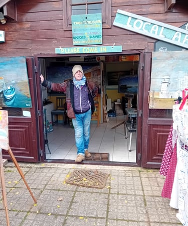 Brancaster Staithe Art cabin