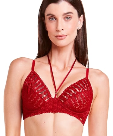 Sutiã Vermelho de Renda