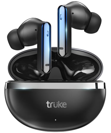 Truke Buds Q1 Lite Wireless Earbuds with charging case