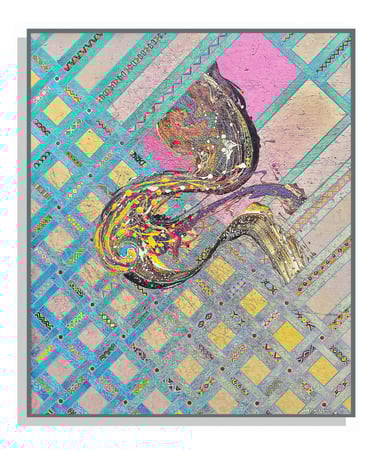 EL VUELO DEL COLIBRI | Obra de Arte Contemporáneo Neo-Crotálico de Javier Lopez Pastrana