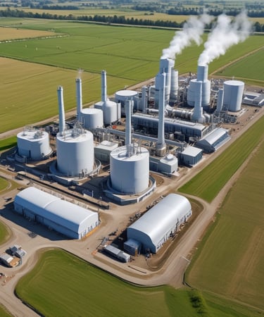 A team collaborating on a solar energy project.