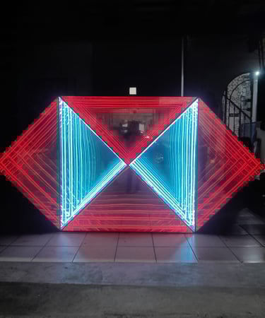 letras infinito, letras 3d infinito, letras 3d espejo infinito