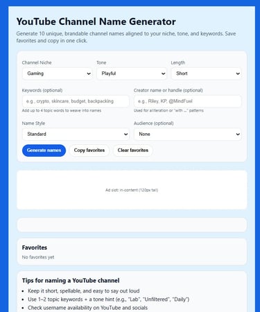 a youtuber channel with a video chater