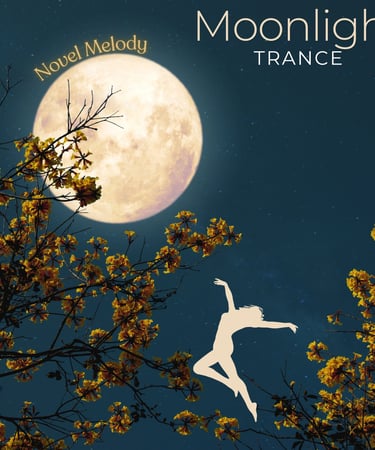 Woman Dancing under the moon