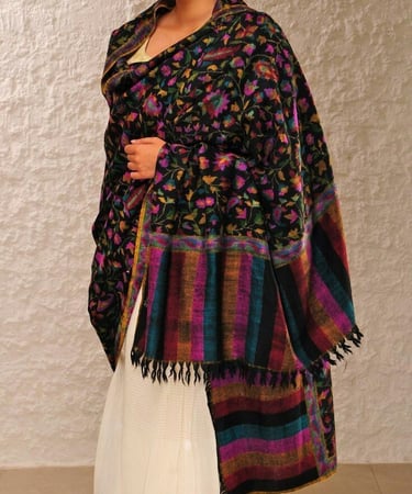 Hand Woven Pashmina Kani Shawl
