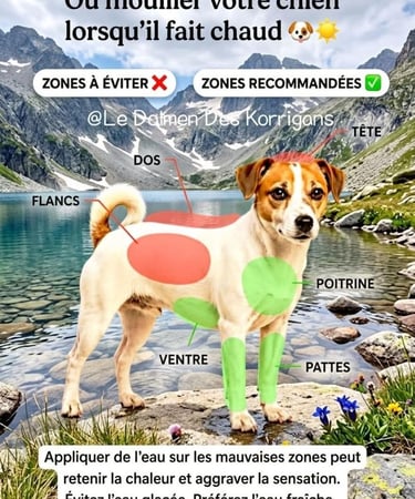Comment rafraichir son chien en été