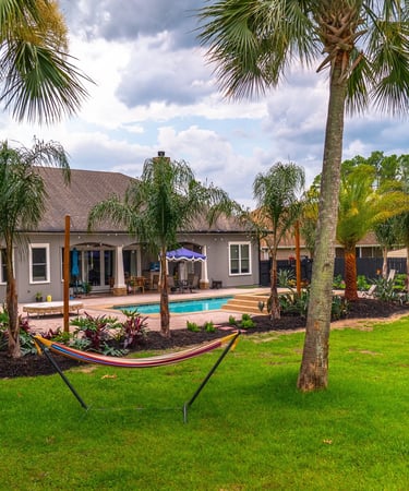 Coastal House Backyard