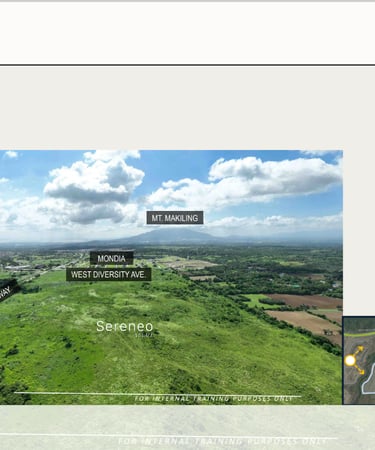 Sereneo Nuvali arrival and drop off area inside Alveo residential community in Laguna