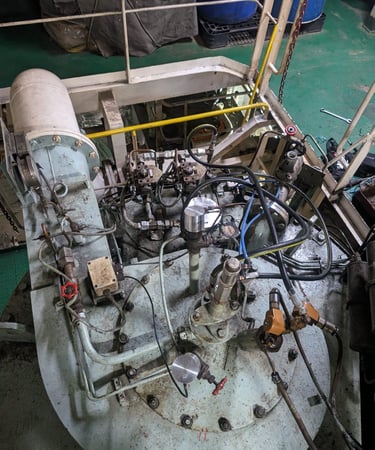 Top view of Inert Gas Generator