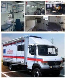 Enclosed Mobile Health Vehicle