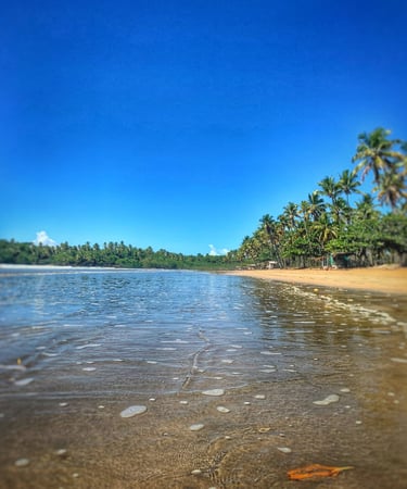Praia Cueira, Ilha de Boipeba. Refúgio do Sagrado. Eventos e hospedagem