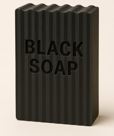 an image of black soap