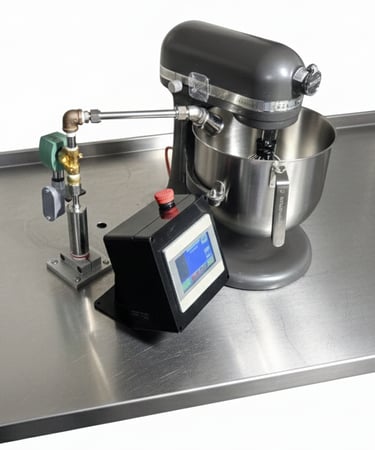 Nitrogen ice cream automation