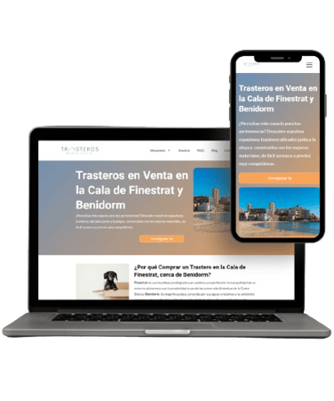 diseño web trasteros benidorm