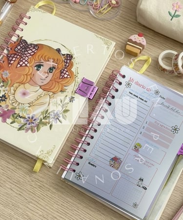 Planner sin fechas para organizar proyectos, metas y actividades en cualquier momento del año.