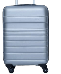 grey color fiber trolley with 4 wheels 
