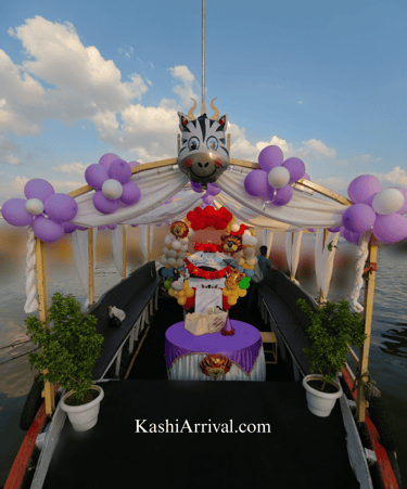 Premium Decorated Canopy Motor Boat