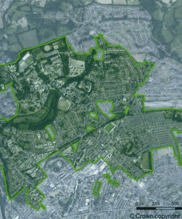 A map showing the most up to date Exeter Article 4 direction