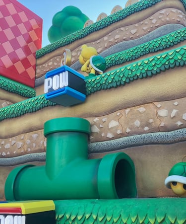 Super Nintendo World - POW Block Mini-game