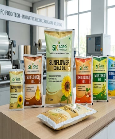 Oil Packaging pouches Manufacturer