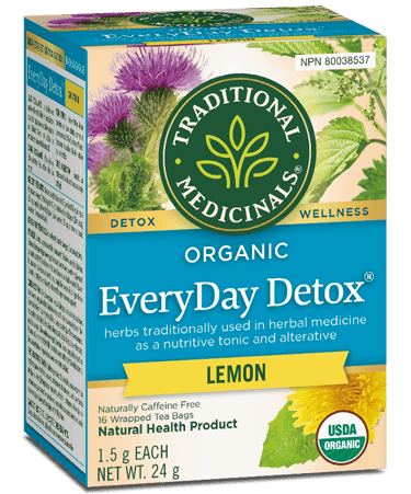 organic everyday detox tea traditional medicinals