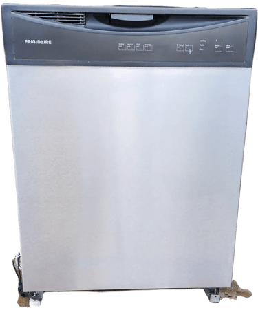 Frigidaire stainless steel dishwasher.
