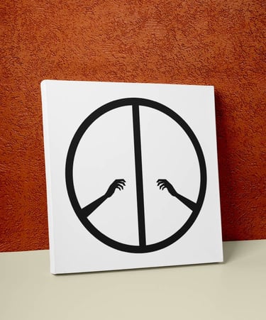 Grey Area Illustration - Peace