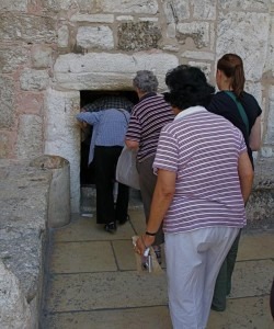 Entrance to the Church of the Nativity