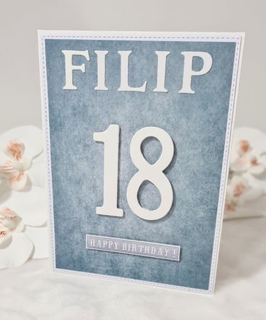 Handmade Milestone Birthday Card Ideas for 18th birthday
