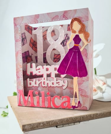 Handmade Milestone Birthday Card Ideas for 18th birthday