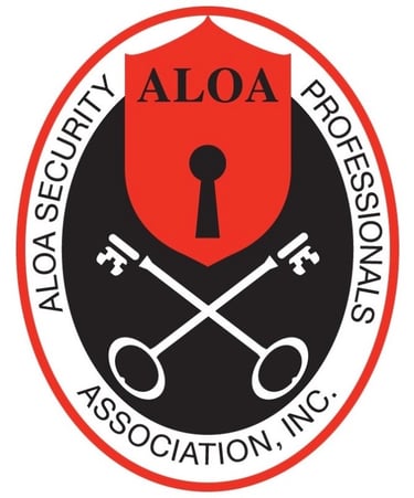 Associated Locksmiths of America ALOA membership badge