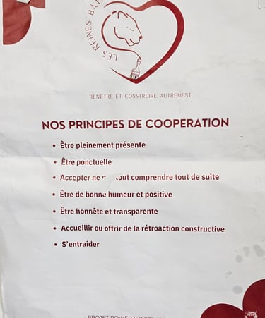 Cooperation principles Reines Bâtisseuses