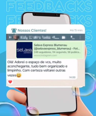 Feedback de nossos clientes! Veja como é fácil, prático e barato lavar suas roupas na Selava Express