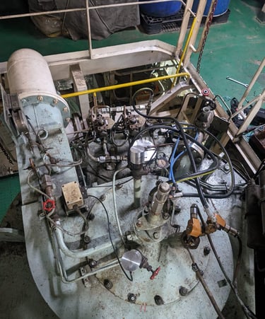 Top view of Inert Gas Generator