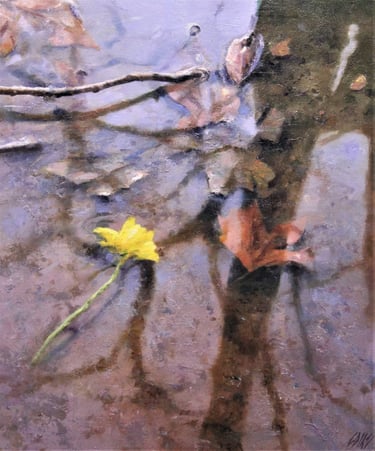 YELLOW FLOWER SWIMMING 55 X 46